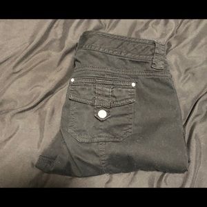 Black cargo crop pants super cute!